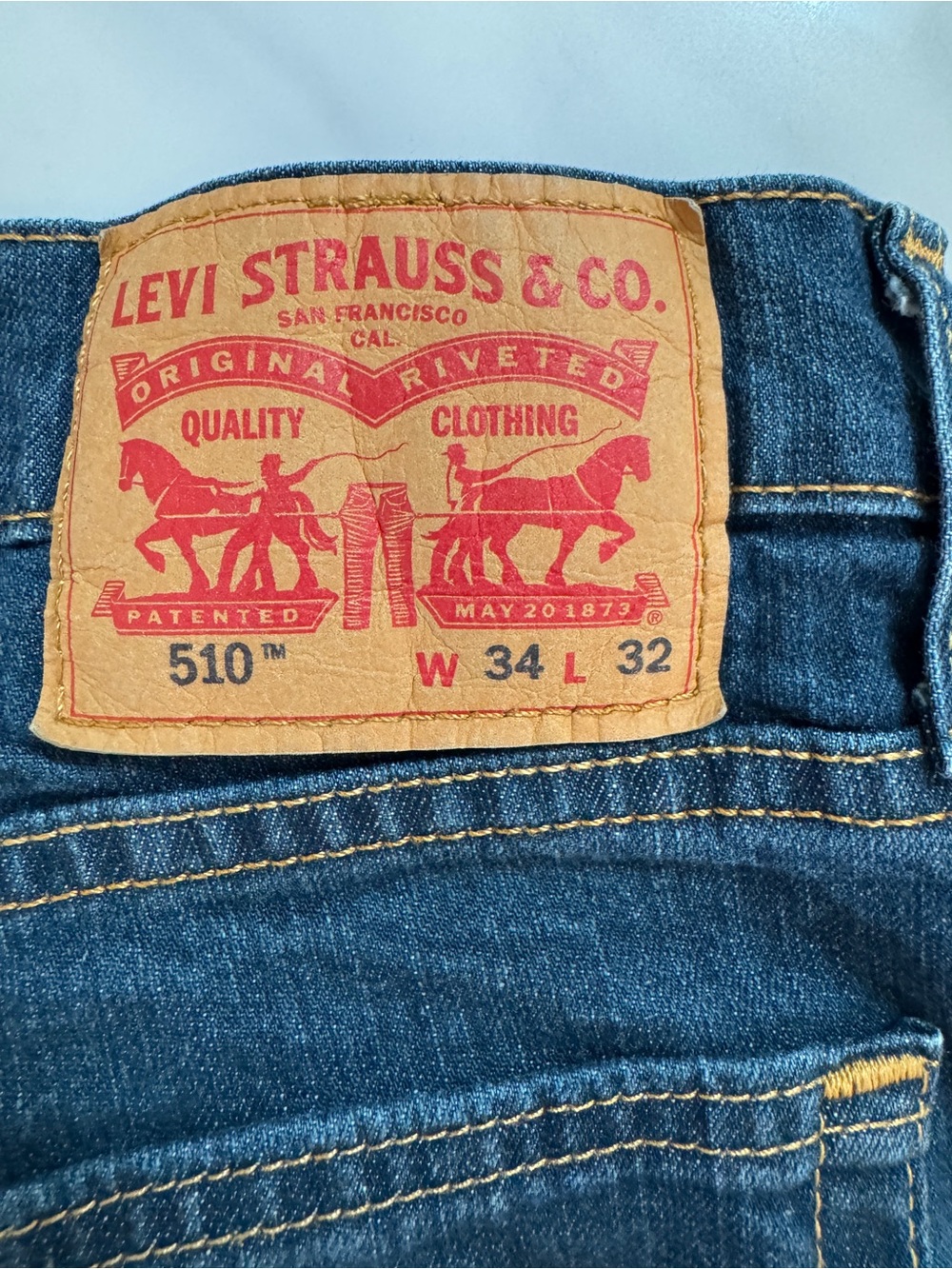 Levi’s 510 Men’s Blue Denim Jeans 34x32